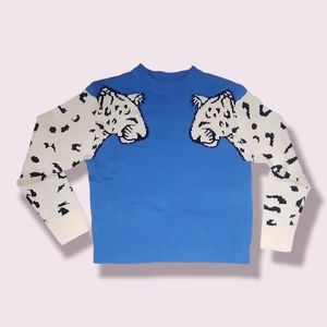 Snow leopard sweater